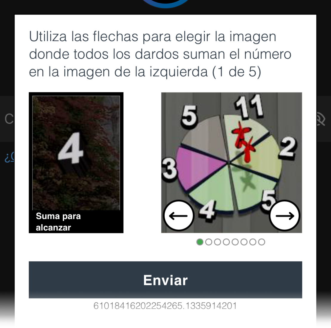 Payoneer decidió castigar a sus usuarios con este Captcha, inspirado en lo que la revisa Muy Interesante decía que eran los exámenes de admisión a MENSA. Tenés que validarlo cinco veces, cada una de ellas evaluando matemáticamente 8 imágenes. La sesión expira a los pocos minutos.